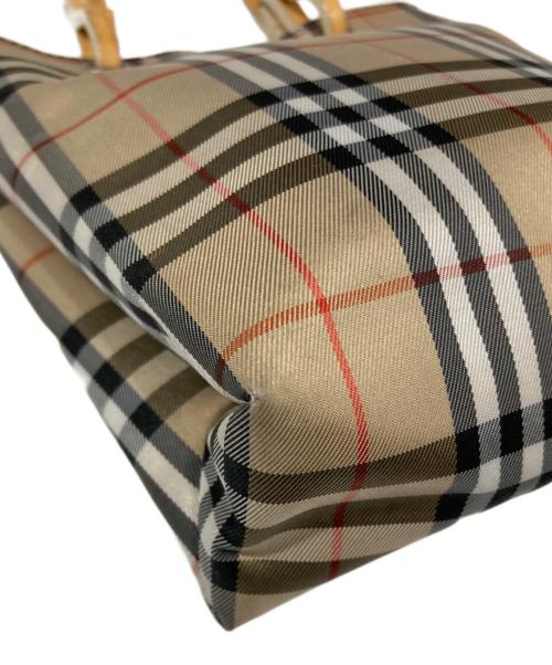 BURBERRY LONDON（バーバリーロンドン）BURBERRY LONDON (バーバリーロンドン) ミニバーバリーチェックバッグ ブラウンの古着・服飾アイテム