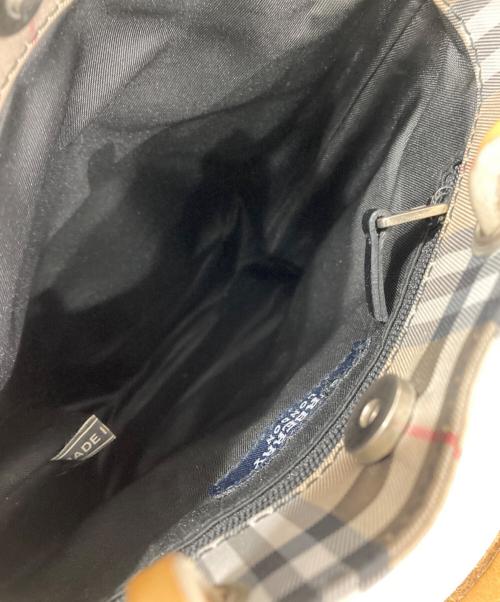 BURBERRY LONDON（バーバリーロンドン）BURBERRY LONDON (バーバリーロンドン) ミニバーバリーチェックバッグ ブラウンの古着・服飾アイテム