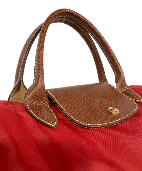 LONGCHAMP（ロンシャン）LONGCHAMP (ロンシャン) ル・プリアージュトートバッグ(M) レッドの古着・服飾アイテム