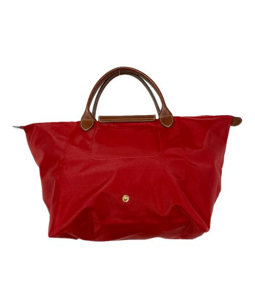 LONGCHAMP（ロンシャン）LONGCHAMP (ロンシャン) ル・プリアージュトートバッグ(M) レッドの古着・服飾アイテム