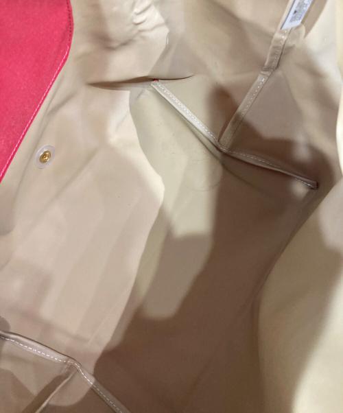 LONGCHAMP（ロンシャン）LONGCHAMP (ロンシャン) ル・プリアージュトートバッグ(M) レッドの古着・服飾アイテム