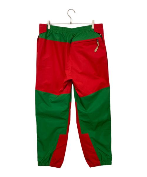 THE NORTH FACE（ザ ノース フェイス）THE NORTH FACE (ザ ノース フェイス) GUCCI (グッチ) Wネームトラックパンツ グリーン×レッド サイズ:Lの古着・服飾アイテム