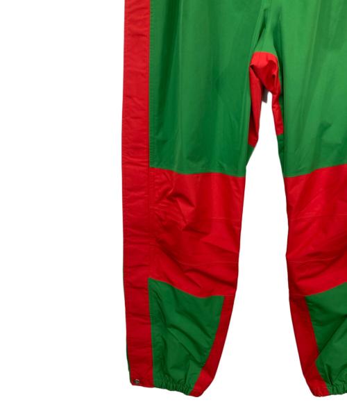 THE NORTH FACE（ザ ノース フェイス）THE NORTH FACE (ザ ノース フェイス) GUCCI (グッチ) Wネームトラックパンツ グリーン×レッド サイズ:Lの古着・服飾アイテム
