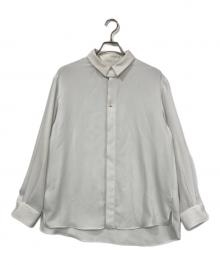 CULLNI（クルニ）の古着「Double Satin Chin Tab Shirt」｜ホワイト