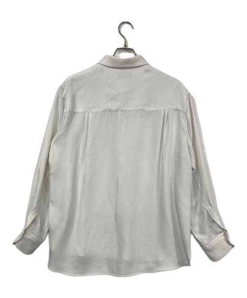 CULLNI（クルニ）CULLNI (クルニ) Double Satin Chin Tab Shirt ホワイト サイズ:1の古着・服飾アイテム