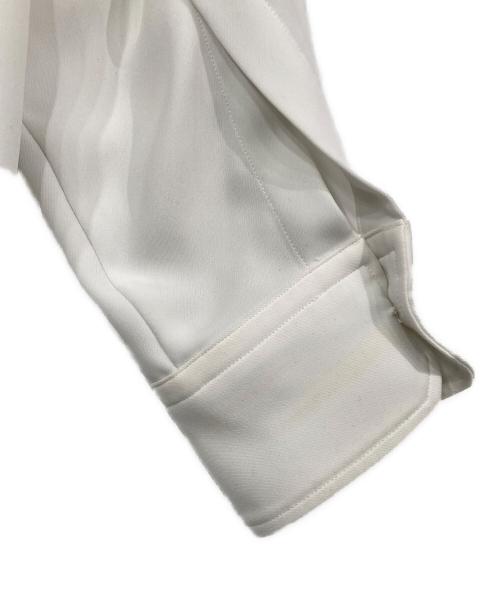 CULLNI（クルニ）CULLNI (クルニ) Double Satin Chin Tab Shirt ホワイト サイズ:1の古着・服飾アイテム