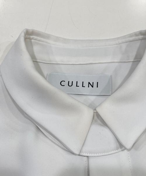 CULLNI（クルニ）CULLNI (クルニ) Double Satin Chin Tab Shirt ホワイト サイズ:1の古着・服飾アイテム