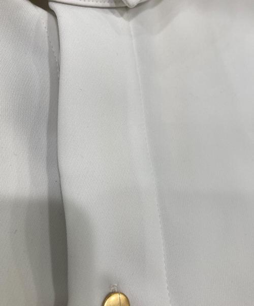CULLNI（クルニ）CULLNI (クルニ) Double Satin Chin Tab Shirt ホワイト サイズ:1の古着・服飾アイテム