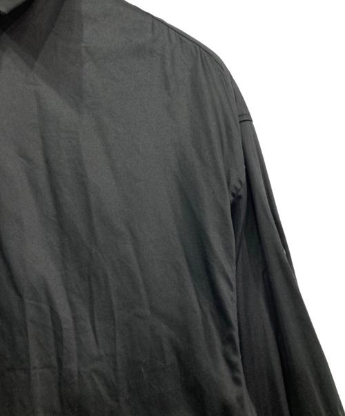 Lui's（ルイス）Lui's (ルイス) ロールアップボタンシャツ ブラック サイズ:Fの古着・服飾アイテム