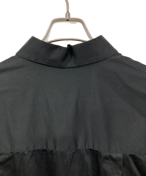 Lui's（ルイス）Lui's (ルイス) ロールアップボタンシャツ ブラック サイズ:Fの古着・服飾アイテム
