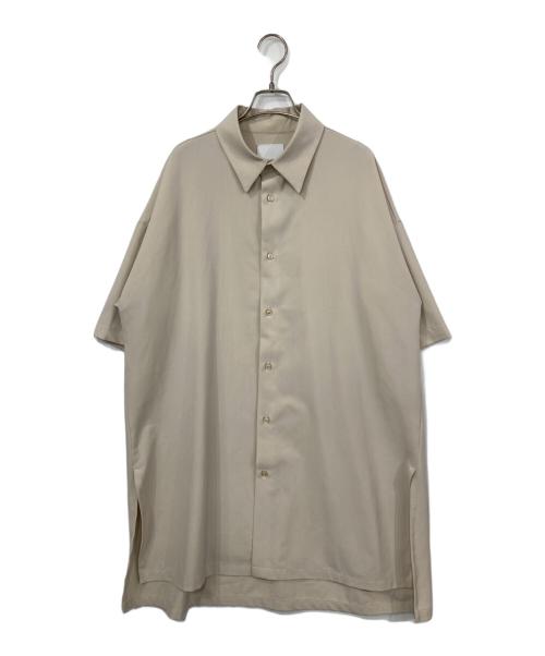 Lui's（ルイス）Lui's (ルイス) 半袖ロングシャツ ベージュ サイズ:ｆの古着・服飾アイテム