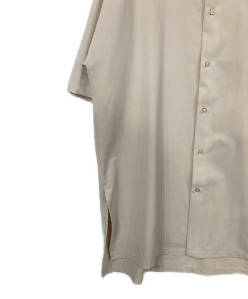 Lui's（ルイス）Lui's (ルイス) 半袖ロングシャツ ベージュ サイズ:ｆの古着・服飾アイテム
