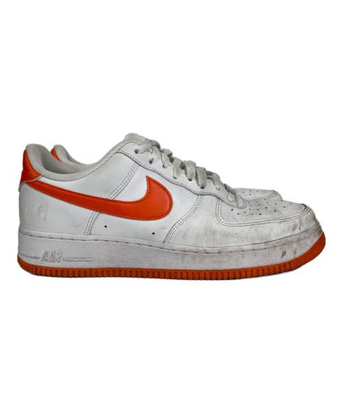 NIKE（ナイキ）NIKE (ナイキ) Nike Air Force 1 Low ホワイト×オレンジ サイズ:28.0の古着・服飾アイテム
