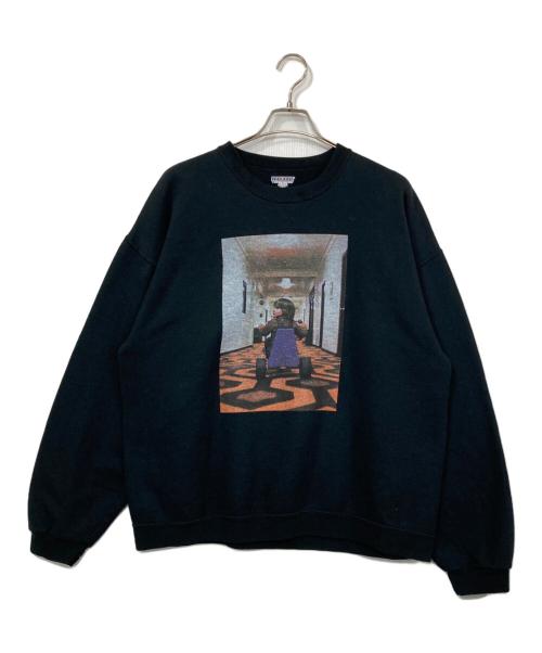 JERZEES（ジャージーズ）JERZEES (ジャージーズ) ムービープリントスウェット ブラック サイズ:XLの古着・服飾アイテム