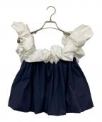 THE TOEザ・トゥー）の古着「Erie Frills Top」｜ネイビー