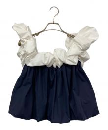THE TOE（ザ・トゥー）の古着「Erie Frills Top」｜ネイビー