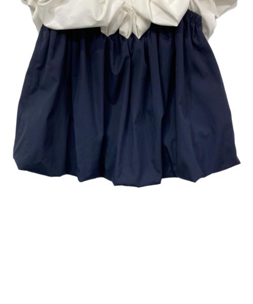 THE TOE（ザ・トゥー）THE TOE (ザ・トゥー) Erie Frills Top ネイビー サイズ:F 未使用品の古着・服飾アイテム