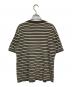 Hysteric Glamour (ヒステリックグラマー) ボーダーTシャツ カーキ×ベージュ サイズ:Ｓ：4000円