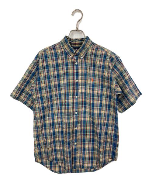 RALPH LAUREN（ラルフローレン）RALPH LAUREN (ラルフローレン) 半袖チェックシャツ グリーン サイズ:Lの古着・服飾アイテム