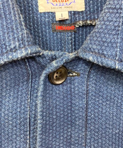 chiang mai DELUXE（チェンマイデラックス）chiang mai deluxe (チェンマイデラックス) インディゴ染ジャケット インディゴ サイズ:Sの古着・服飾アイテム