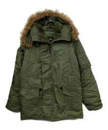 ALPHA INDUSTRIES（アルファインダストリーズ）の古着「N-3B フライトジャケット」｜グリーン