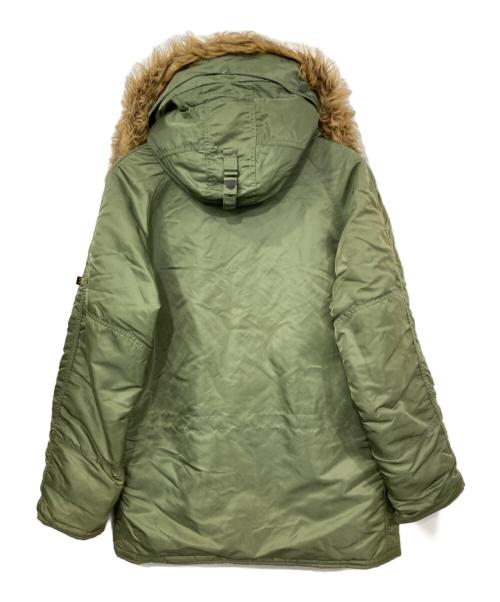 ALPHA INDUSTRIES（アルファインダストリーズ）ALPHA INDUSTRIES (アルファインダストリーズ) N-3B フライトジャケット グリーン サイズ:Sの古着・服飾アイテム