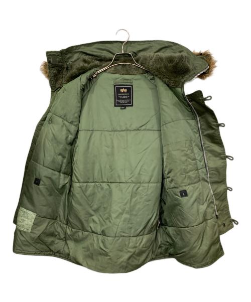 ALPHA INDUSTRIES（アルファインダストリーズ）ALPHA INDUSTRIES (アルファインダストリーズ) N-3B フライトジャケット グリーン サイズ:Sの古着・服飾アイテム