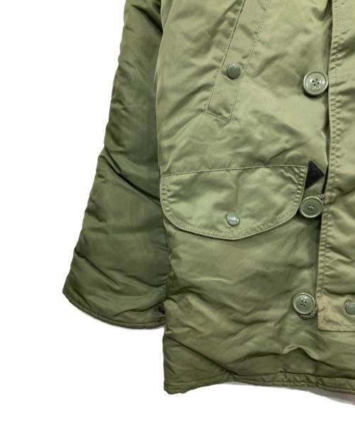 ALPHA INDUSTRIES（アルファインダストリーズ）ALPHA INDUSTRIES (アルファインダストリーズ) N-3B フライトジャケット グリーン サイズ:Sの古着・服飾アイテム