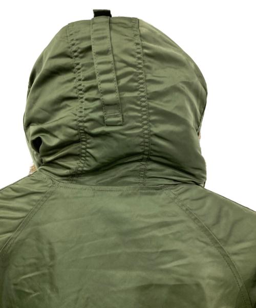ALPHA INDUSTRIES（アルファインダストリーズ）ALPHA INDUSTRIES (アルファインダストリーズ) N-3B フライトジャケット グリーン サイズ:Sの古着・服飾アイテム