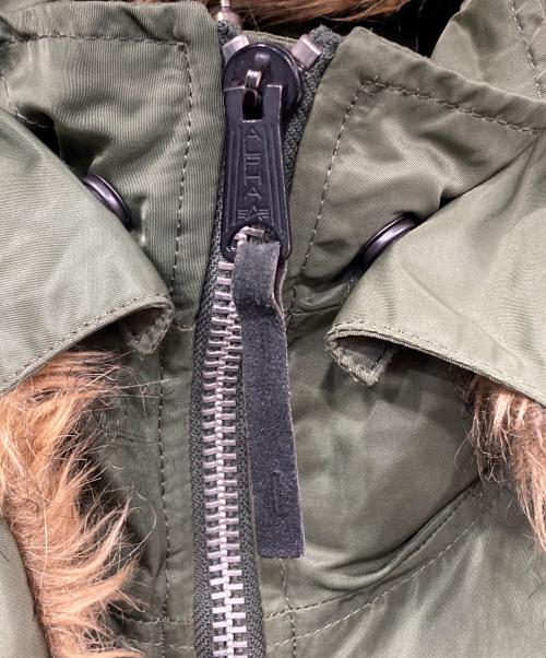 ALPHA INDUSTRIES（アルファインダストリーズ）ALPHA INDUSTRIES (アルファインダストリーズ) N-3B フライトジャケット グリーン サイズ:Sの古着・服飾アイテム