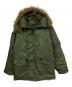 ALPHA INDUSTRIES（アルファインダストリーズ）の古着「N-3B フライトジャケット」｜グリーン