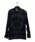 GIANNI VERSACE (ジャンニ・ヴェルサーチ) バロコ柄シルクレースシャツ ブラック サイズ:表記無し：20000円