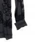 中古・古着 GIANNI VERSACE (ジャンニ・ヴェルサーチ) バロコ柄シルクレースシャツ ブラック サイズ:表記無し：20000円