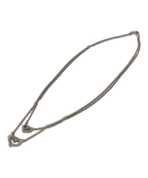 ete（エテ）ete (エテ) ハートモチーフネックレス シルバーの古着・服飾アイテム