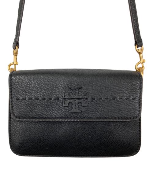 TORY BURCH（トリーバーチ）TORY BURCH (トリーバーチ) マックグロークロスボディバッグ ブラックの古着・服飾アイテム
