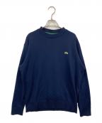LACOSTEラコステ）の古着「プレミアムスウェットクルーネック」｜ネイビー