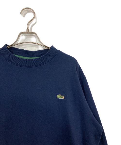 LACOSTE（ラコステ）LACOSTE (ラコステ) プレミアムスウェットクルーネック ネイビー サイズ:Mの古着・服飾アイテム