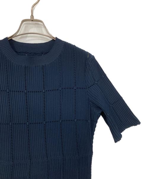 CELFORD（セルフォード）CELFORD (セルフォード) ダイヤヘムディフォメ―ションワンピース ネイビー サイズ:38の古着・服飾アイテム