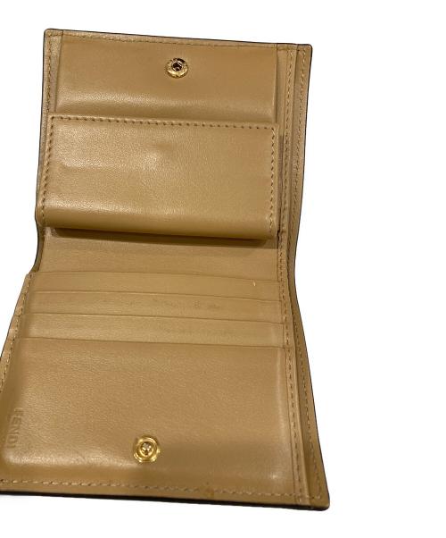 FENDI（フェンディ）FENDI (フェンディ) 2つ折り財布 ブラウンの古着・服飾アイテム