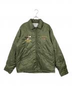 AVIREX×PEANUTSアヴィレックス×ピーナッツ）の古着「QUILTING JACKET ”FLYING ACE”」｜カーキ