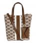 MICHAEL KORS（マイケルコース）の古着「Vincent Small Logo Jacquard Convertible Tote Bag」｜ブラウン