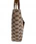 中古・古着 MICHAEL KORS (マイケルコース) Vincent Small Logo Jacquard Convertible Tote Bag ブラウン：8000円