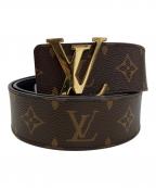 ）の古着「ベルト・LV イニシャル 40MM リバーシブル」｜ブラウン