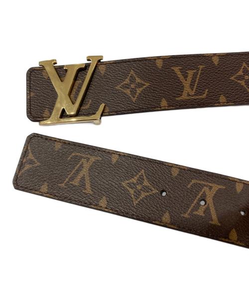 LOUIS VUITTON（ルイ ヴィトン）LOUIS VUITTON (ルイ ヴィトン) ベルト・LV イニシャル 40MM リバーシブル ブラウン サイズ:95/38の古着・服飾アイテム