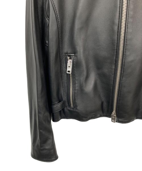 COACH（コーチ）COACH (コーチ) シングルライダースジャケット ブラック サイズ:Sの古着・服飾アイテム