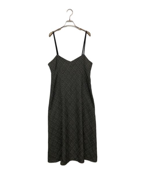 RAY BEAMS（レイ ビームス）RAY BEAMS (レイ ビームス) チェックキャミソールワンピース グレー サイズ:1の古着・服飾アイテム