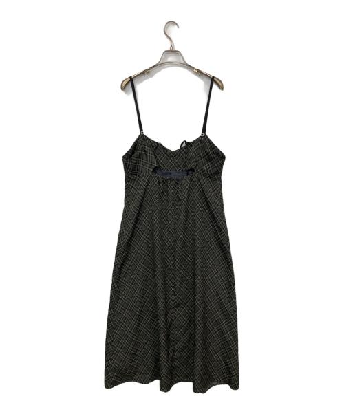 RAY BEAMS（レイ ビームス）RAY BEAMS (レイ ビームス) チェックキャミソールワンピース グレー サイズ:1の古着・服飾アイテム