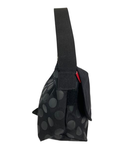 Manhattan Portage（マンハッタンポーテージ）Manhattan Portage (マンハッタンポーテージ) ドット柄メッセンジャーバッグ ブラックの古着・服飾アイテム