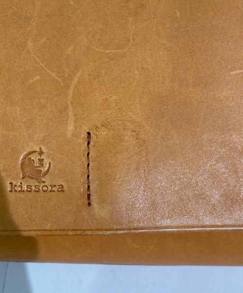 kissora（キソラ）Kissora (キソラ) Dakota (ダコタ) レザーショルダーバッグ ベージュの古着・服飾アイテム