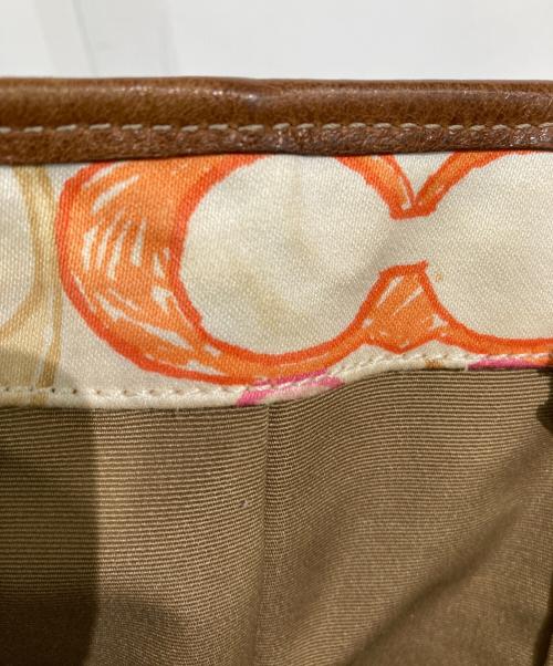COACH（コーチ）COACH (コーチ) パッチワークトートバッグ ブラウンの古着・服飾アイテム